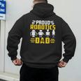 Robotics Father Robotics Dad Men's Hoodie Back Print
