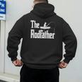 The Rodfather Fishing Dad Men's Hoodie Back Print