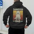 Samoyed Dad Men's Hoodie Back Print
