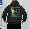 Saturdays Are Fore The Dads Golf Men's Hoodie Back Print