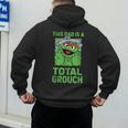 Sesame Street Father's Day Total Grouch Dad Men's Hoodie Back Print