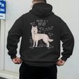 Siberian Husky Dog Anatomy Pet Mom Cute Dog Dad Men Women Kids Men's Hoodie Back Print