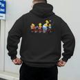 The Simpsons Father's Day Homer And Kids Bike Ride With Dad Men's Hoodie Back Print The Simpsons Father's Day Homer And Kids Bike Ride With Dad Men's Hoodie Back Print