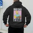The Simpsons Father's Day Mad Dad Skills Homer Poster Men's Hoodie Back Print