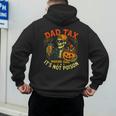 Skeleton Papa Halloween Dad Tax Making Sure Not Poison Men's Hoodie Back Print
