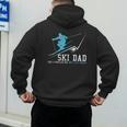 Ski Dad Winter Sports Skiing Father Men's Hoodie Back Print Ski Dad Winter Sports Skiing Father Men's Hoodie Back Print