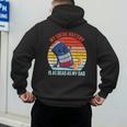 My Social Battery Is As Dead As My Dad Men's Hoodie Back Print