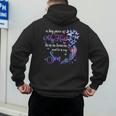My Son Lives In Heaven Memorial Quotes Love Mom Dad Matching Men's Hoodie Back Print