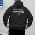 Soon To Be The Best Dads Ever Baby Announcement Gay Couple Men's Hoodie Back Print