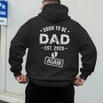 Soon To Be Dad Again Promoted To Dad Again 2026 Men's Hoodie Back Print