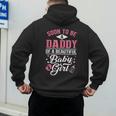 Soon To Be A Daddy Of A Beautiful Baby Girl New Dad T-Shirt Men's Hoodie Back Print