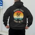 Sounds Fishy Count Me In Dad Grandpa Vintage Fishing Men's Hoodie Back Print