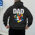 Speed Cubing Dad Puzzle Cuber Cube Kids Men's Hoodie Back Print Speed Cubing Dad Puzzle Cuber Cube Kids Men's Hoodie Back Print