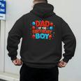 Spider Birthday Party Dad Of The Birthday Boys Spider Webs Men's Hoodie Back Print