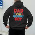 Spider Web Family Matching Dad Of The Birthday Boy Men's Hoodie Back Print