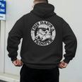 Star Wars Father's Day Stormtrooper This Dad Is A Trooper Circle Men's Hoodie Back Print
