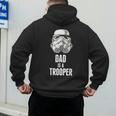 Star Wars Father's Day Stormtrooper Dad Is A Trooper Vintage Men's Hoodie Back Print