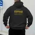 Step Dad Shirt For Stepdad Best Stepdad In The Galaxy Men's Hoodie Back Print