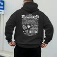 To My Stepped Up Dad Thanks For Stepping In Stepdad Birthday Men's Hoodie Back Print