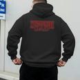 Stranger Dad Father's Day Or Birthday Themed Men's Hoodie Back Print