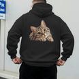 Tabby Cat Mom Dad Pet Shop Tabby Cats Kitten Tabby Cat Men's Hoodie Back Print