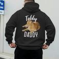 Tabby Daddy Cat Lover Saying Graphic Men's Hoodie Back Print