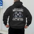 Tee Styley Mechanic Dad Novelty Small Men's Hoodie Back Print Tee Styley Mechanic Dad Novelty Small Men's Hoodie Back Print
