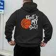 That's My Son Basketball Lovers For Mom Or Dad Men's Hoodie Back Print