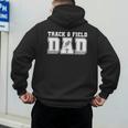 Track & Field Dad Sport Fathers Day Boys Men's Hoodie Back Print