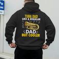 Tuba Player Men Dad Grandpa Marching Band Brass Tubist Men's Hoodie Back Print