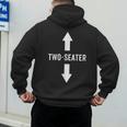 Two Seater Shirt For Men 2 Seater Dad Men's Hoodie Back Print