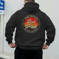 I Have Two Titles Dad & Pops I Rock Them Both For Grandpa Men's Hoodie Back Print