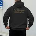 Vintage 1961 Retro 65th Birthday Classic 65 Year Old Men Dad Men's Hoodie Back Print