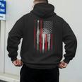 Vintage Baseball American Flag Classic Fit Tee For Dad And Mom Men's Hoodie Back Print Vintage Baseball American Flag Classic Fit Tee For Dad And Mom Men's Hoodie Back Print