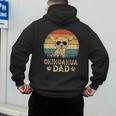Vintage Chihuahua Dad Dog Lovers Father's Day Tee Men's Hoodie Back Print