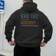 Vintage Dad Tax Definition Men Father's Day Men's Hoodie Back Print Vintage Dad Tax Definition Men Father's Day Men's Hoodie Back Print