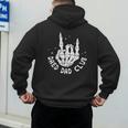 Vintage Dead Dad Club Matching 2 Sides Fathers Day Men's Hoodie Back Print