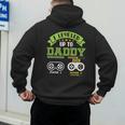Vintage Leveling Up To Daddy 2026 Soon To Be Dad 2026 Men's Hoodie Back Print