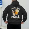 Voy Hacer Papa Ser Papa Voy A Ser Papa Dad To Be In Spanish Men's Hoodie Back Print
