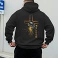 Welder Christian Cross Weld Welding Dad Jesus Lover Men's Hoodie Back Print