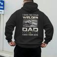 Welder Dad Quote Father Welding Humor Daddy Men's Hoodie Back Print