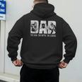 Welder Welding Dad Man Myth Legend Father Small Men's Hoodie Back Print