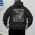 Whatever Daddy Wants Daddy Gets Raccoon Alpha Meme Men's Hoodie Back Print