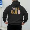 Wild Wild Dad Two Wild Birthday Outfit Zoo Birthday Animal Men's Hoodie Back Print
