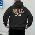 Wild Dad Zoo Born Two Be Wild B-Day Safari Jungle Animal Men's Hoodie Back Print
