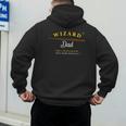 Wizard Dad Shirt Cute Magical Men's Hoodie Back Print