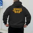 Wonder Dad Shirt Men's Hoodie Back Print