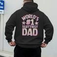 World's 1 Sluttiest Dad Apparel Men's Hoodie Back Print