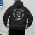 World's Coolest Dog Dad Papa Men Pitbull Men's Hoodie Back Print World's Coolest Dog Dad Papa Men Pitbull Men's Hoodie Back Print