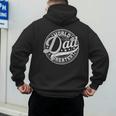 World’s Greatest Dad Father's Day Best Daddy Dad Ever Men's Hoodie Back Print